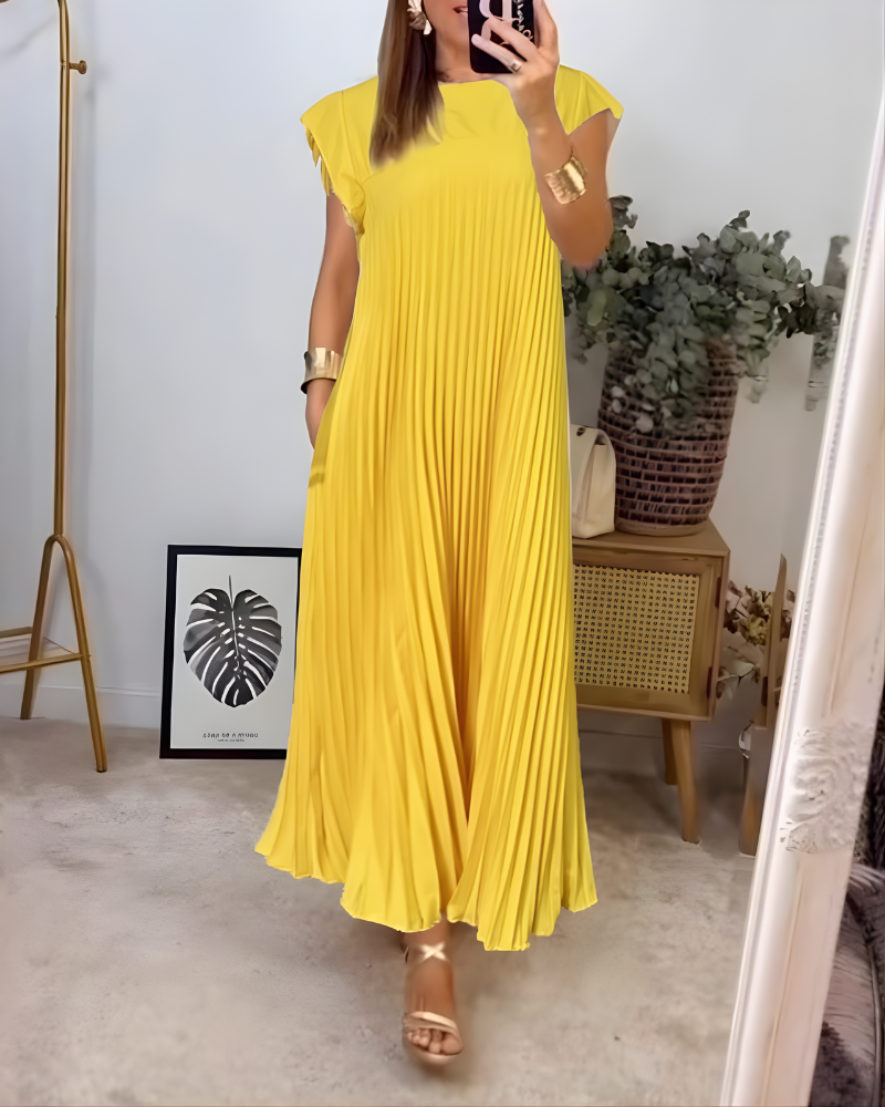Callista | Elegant Pleated Dress
