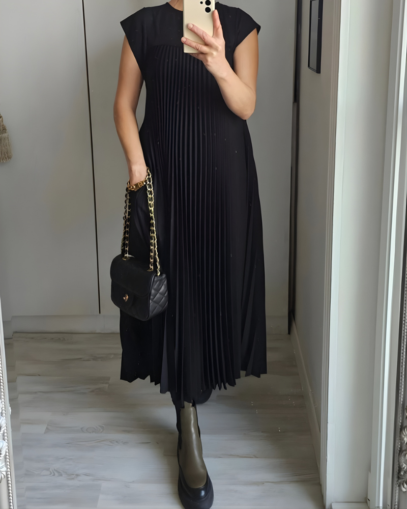 Callista | Elegant Pleated Dress