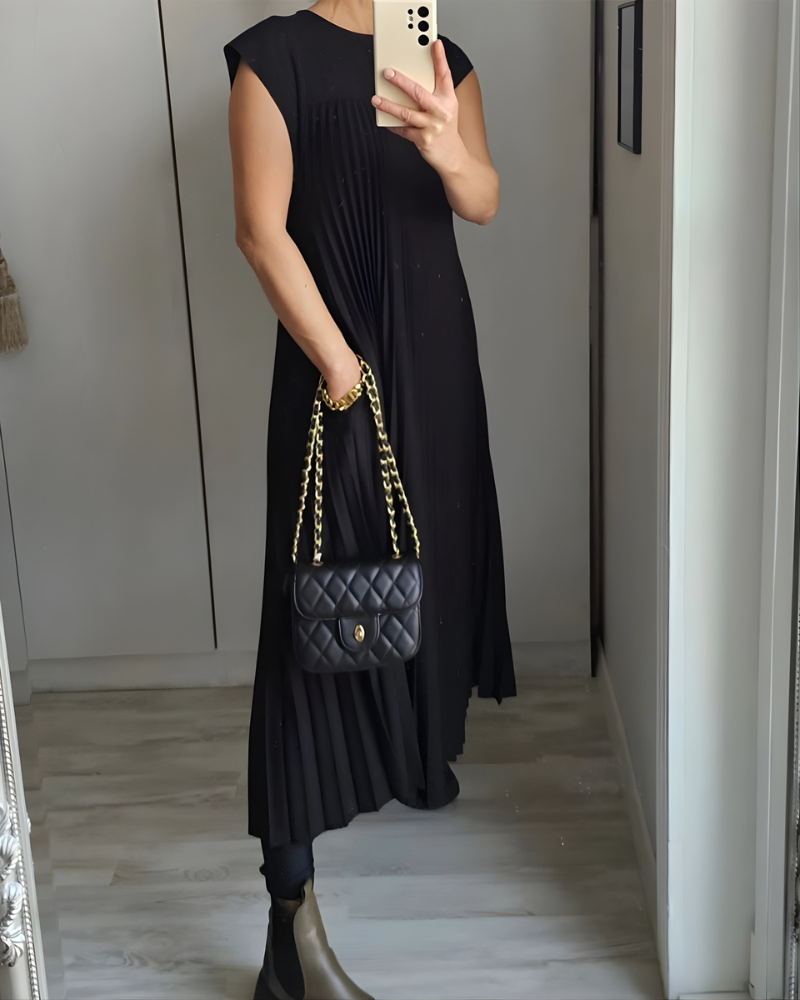 Callista | Elegant Pleated Dress