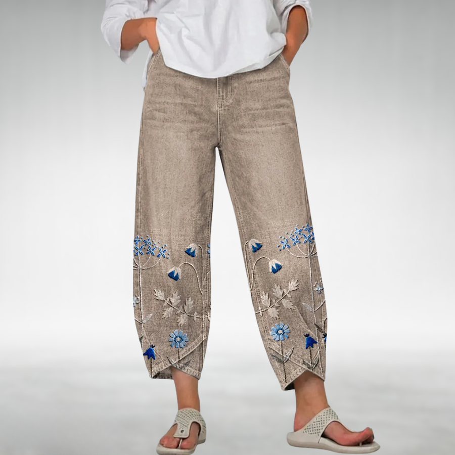 Everlee | Floral Pattern Comfort Pants