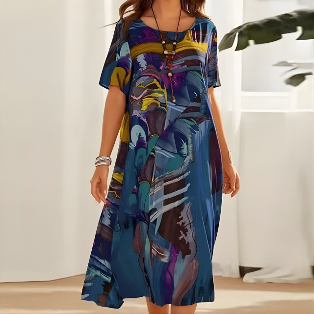 Heather | Comfortable Floral Dress