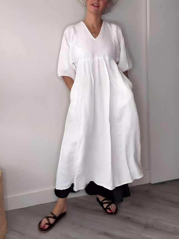 Daisy | Elegance V-Neck Maxi Dress