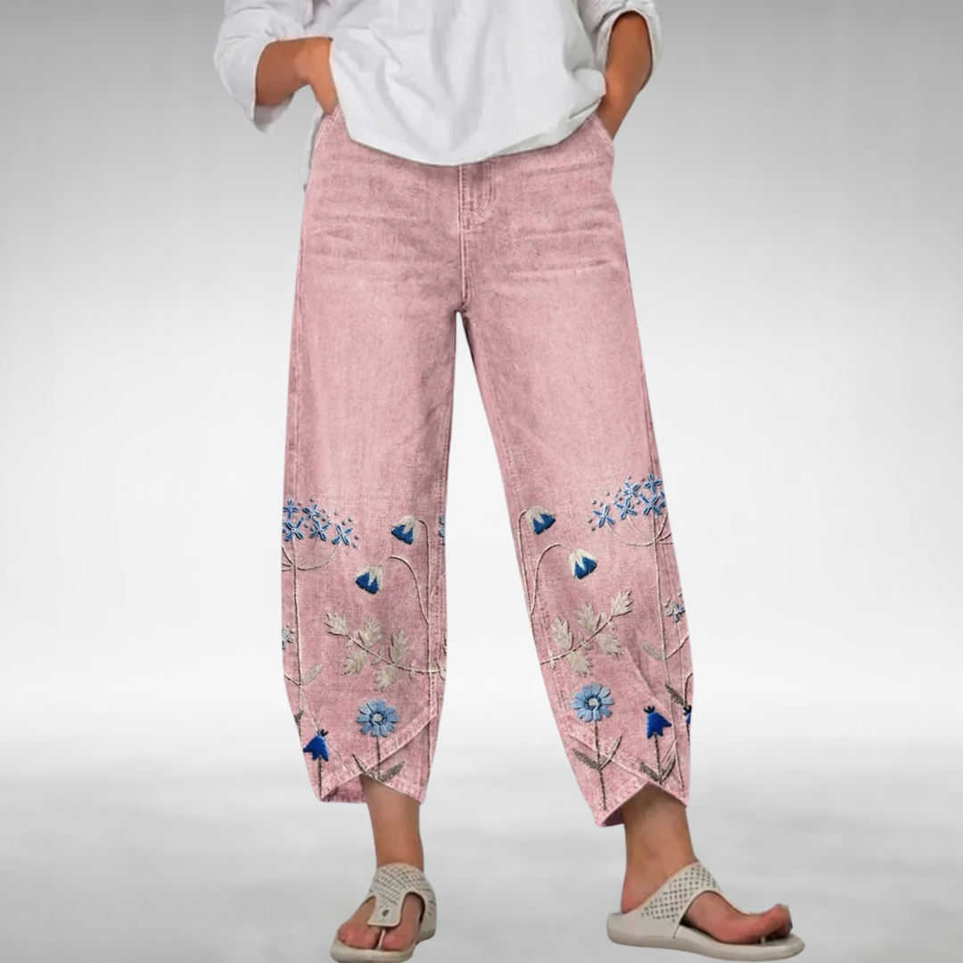 Everlee | Floral Pattern Comfort Pants
