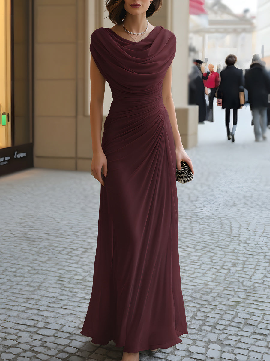 Madisson | Elegant Draped Maxi Dress