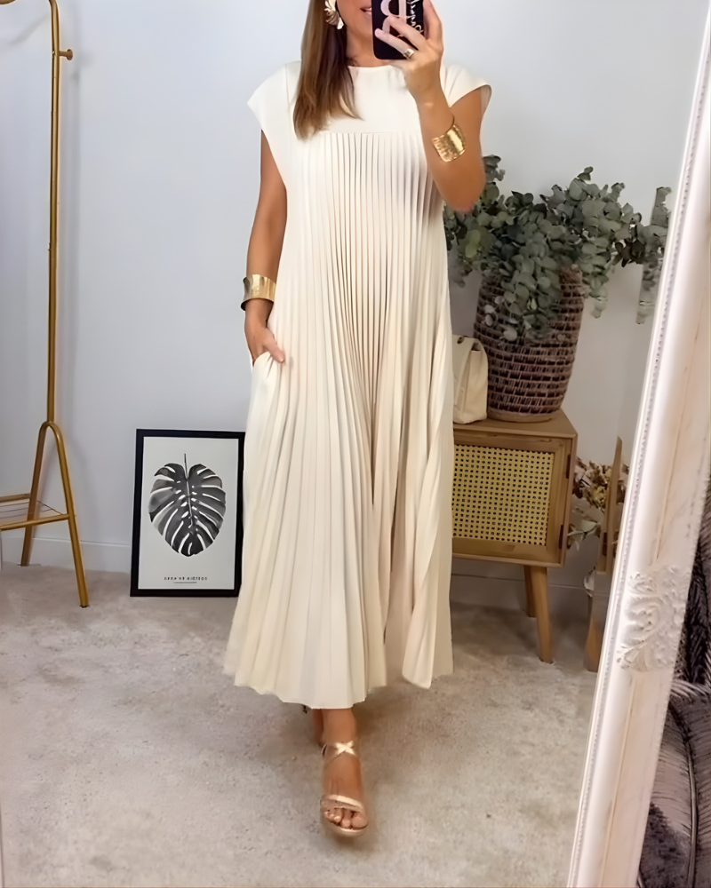 Callista | Elegant Pleated Dress