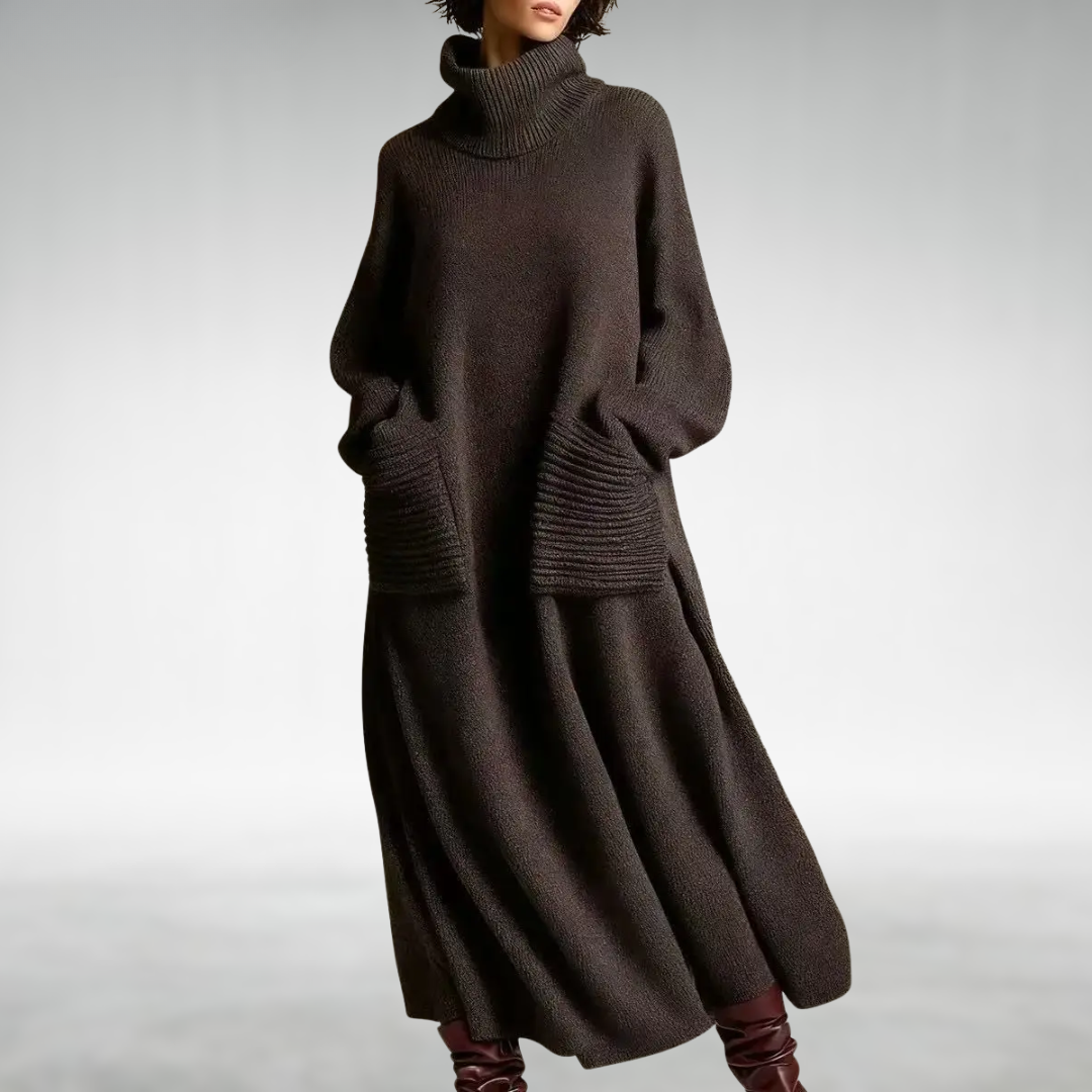 Maryam | Cozy Turtleneck Dress
