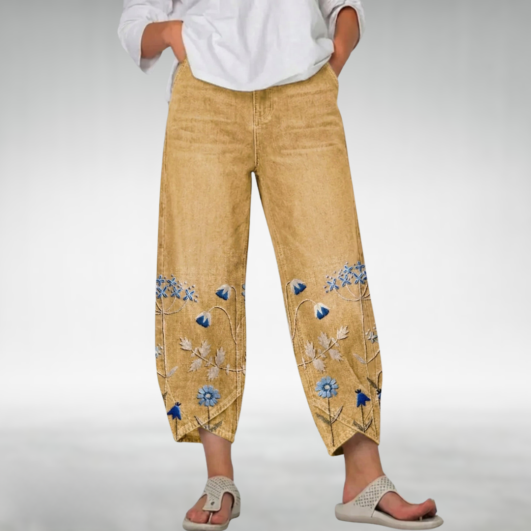 Everlee | Floral Pattern Comfort Pants