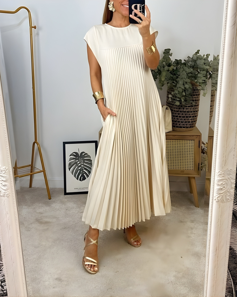 Callista | Elegant Pleated Dress
