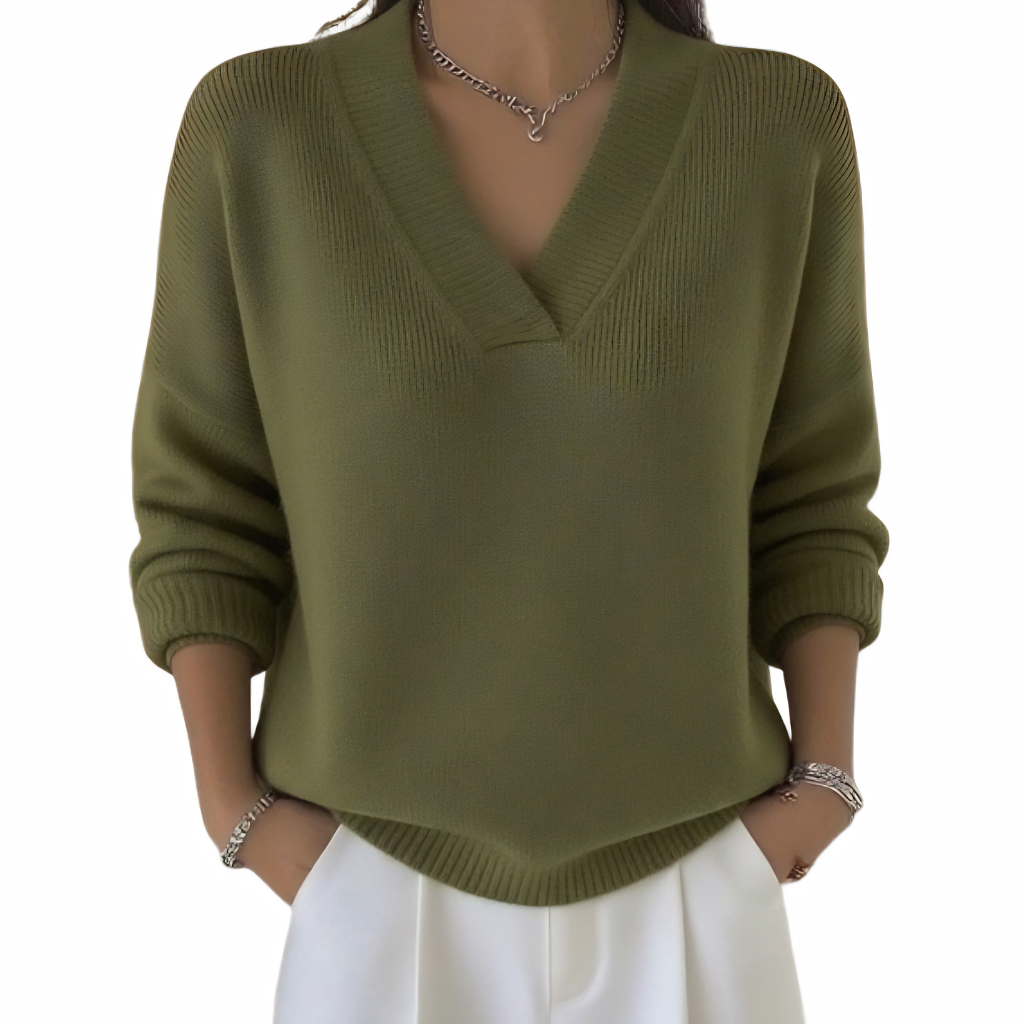 Maggie | Effortless V-Neck Jumper