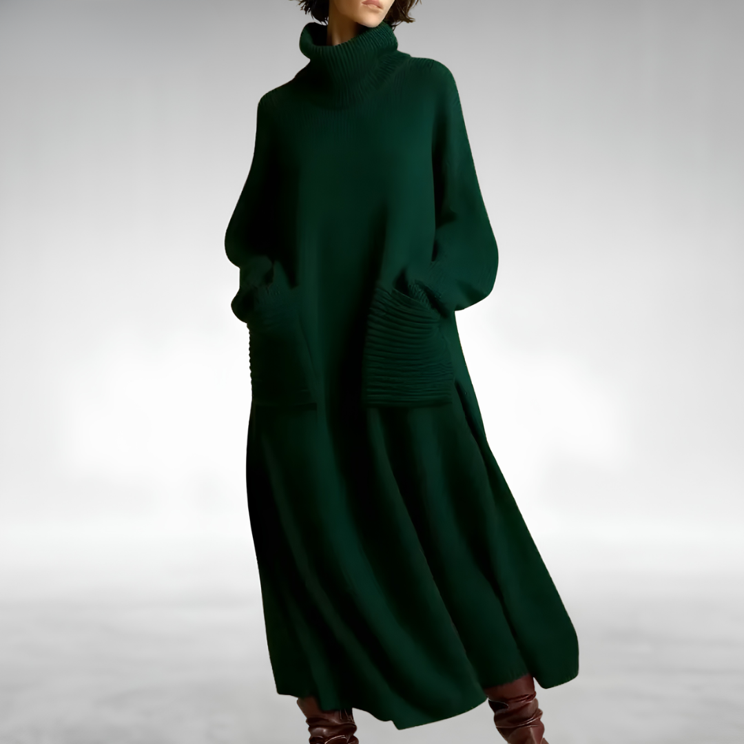 Maryam | Cozy Turtleneck Dress