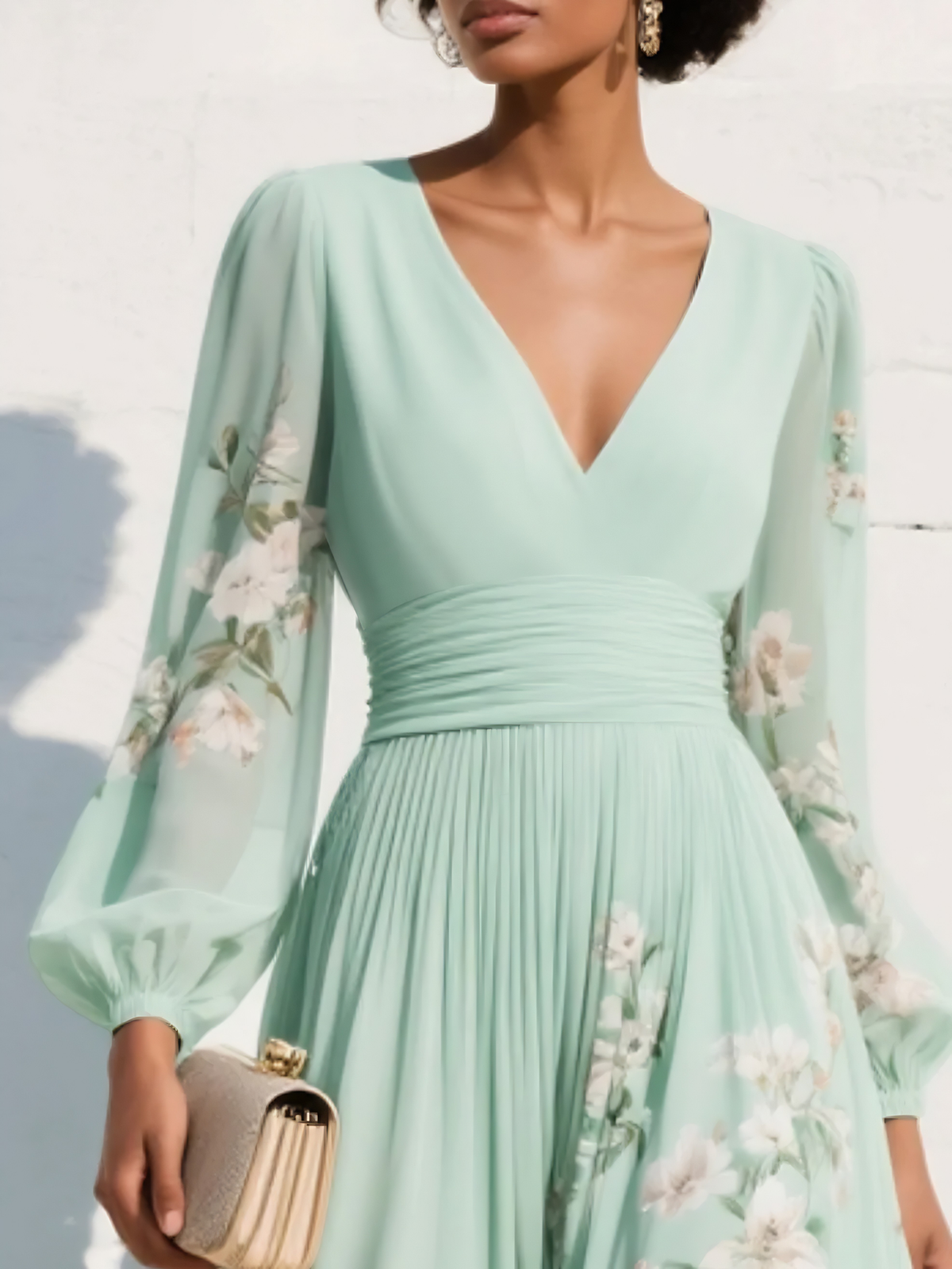Willow | Flowing Floral Midi Dress