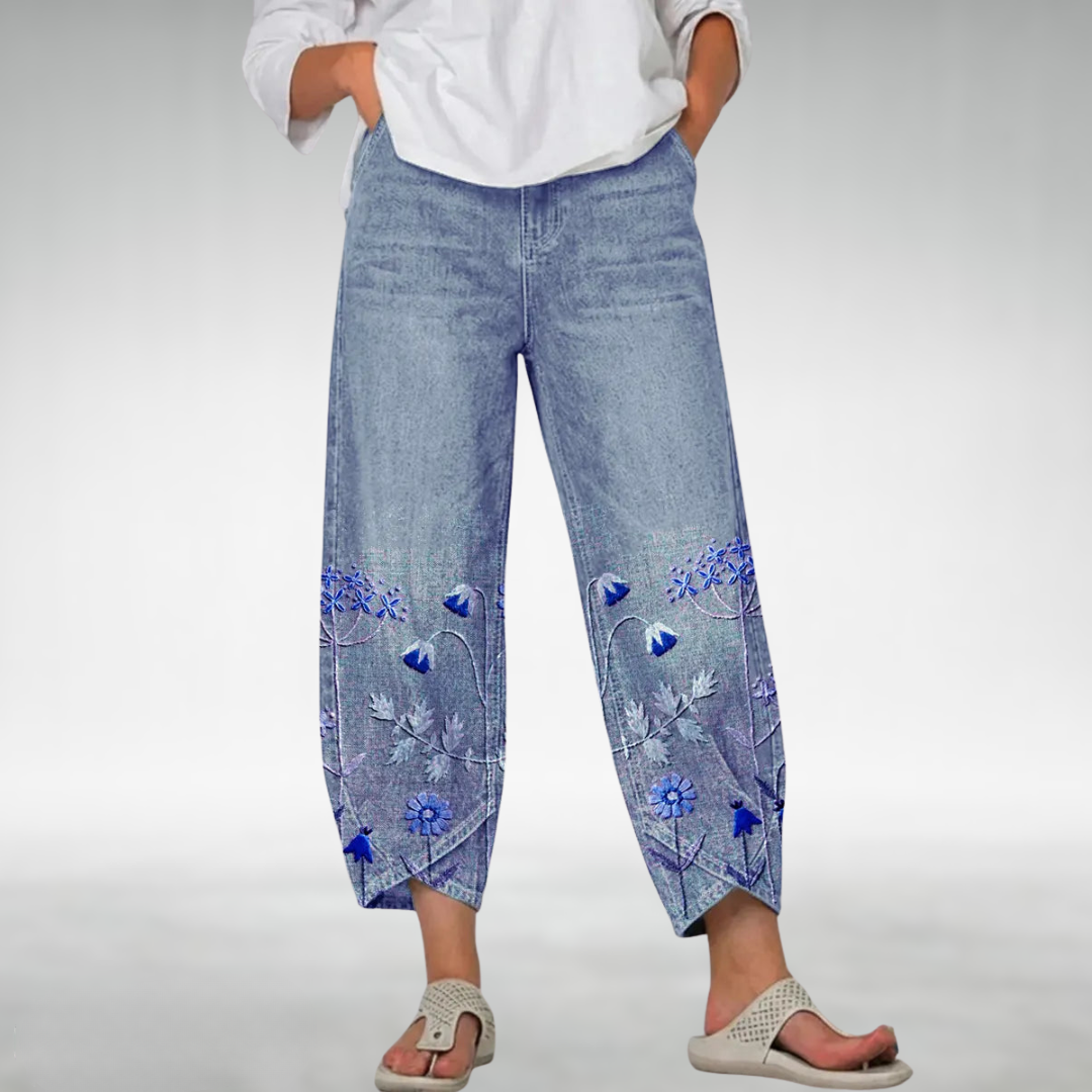 Everlee | Floral Pattern Comfort Pants