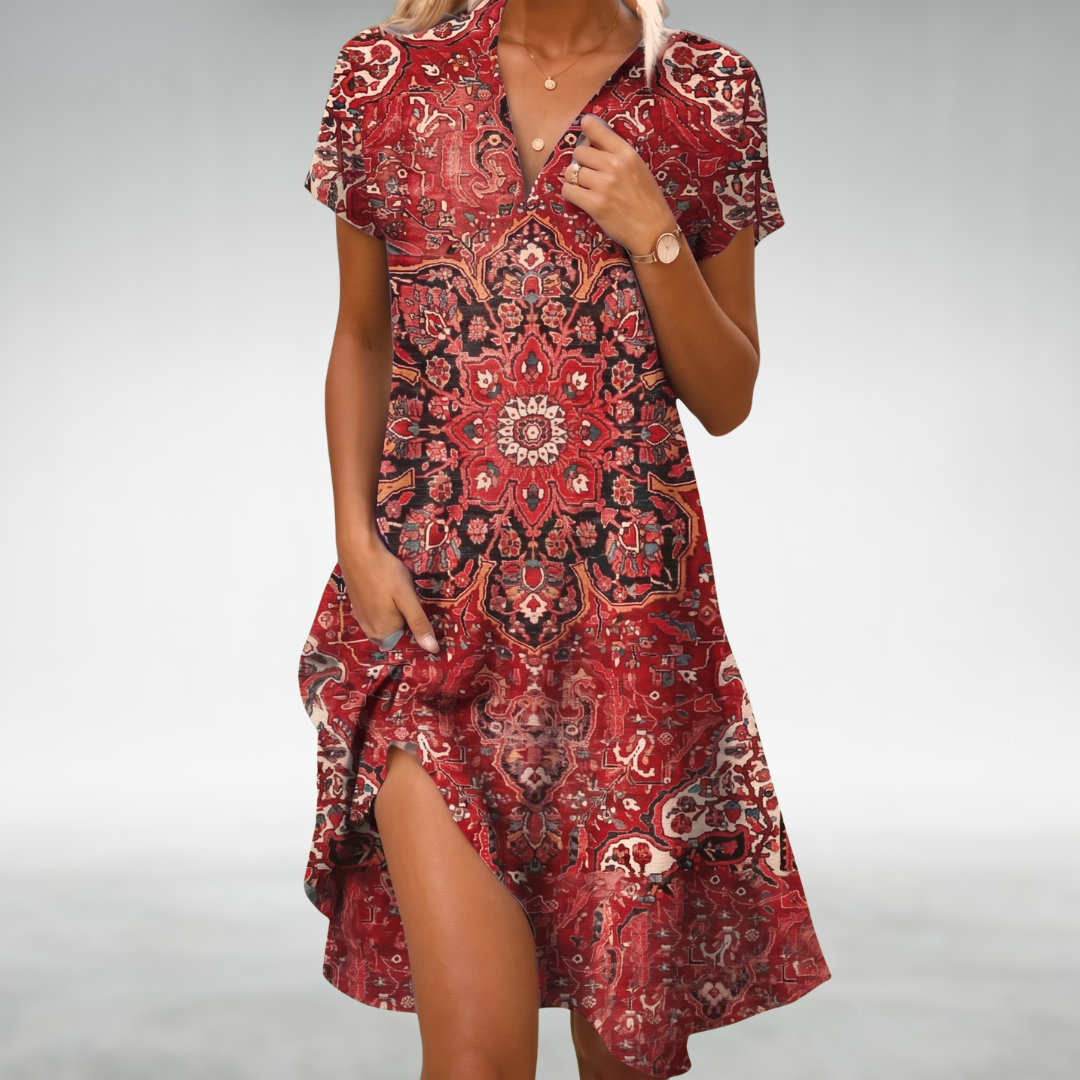 Anaya | Lightweight Comfort Midi Dress