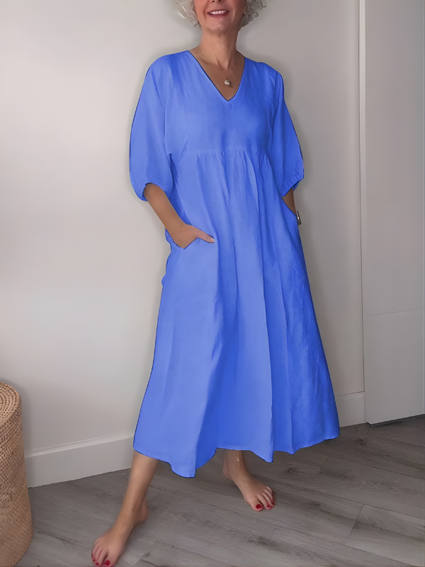 Daisy | Elegance V-Neck Maxi Dress