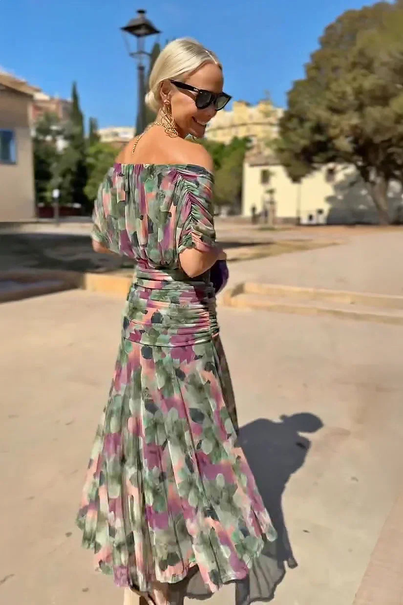 Emelia | Elegant V-Neck Maxi Dress