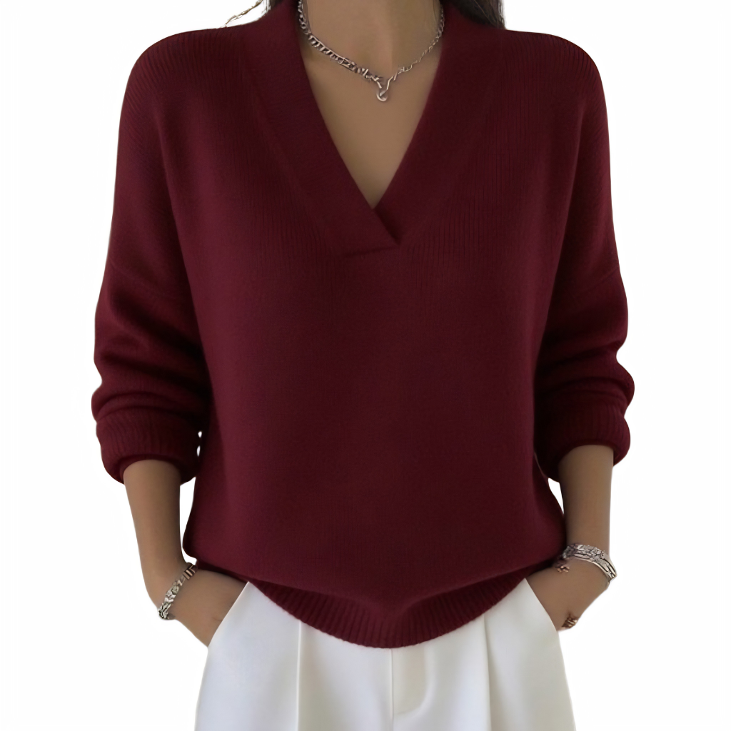 Maggie | Effortless V-Neck Jumper