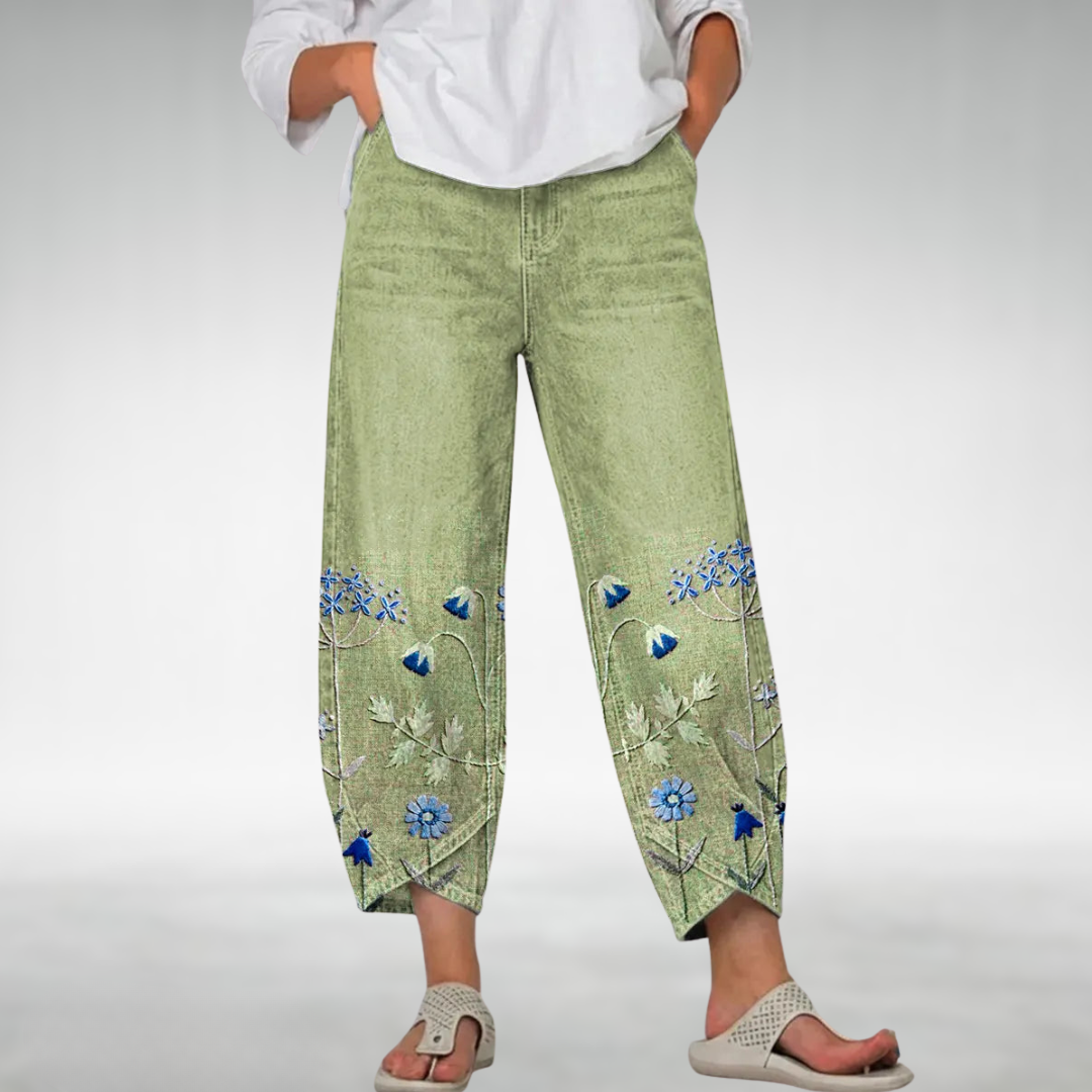 Everlee | Floral Pattern Comfort Pants