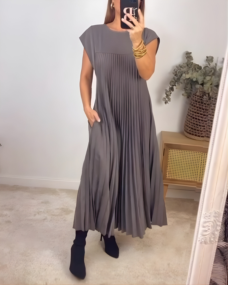 Callista | Elegant Pleated Dress