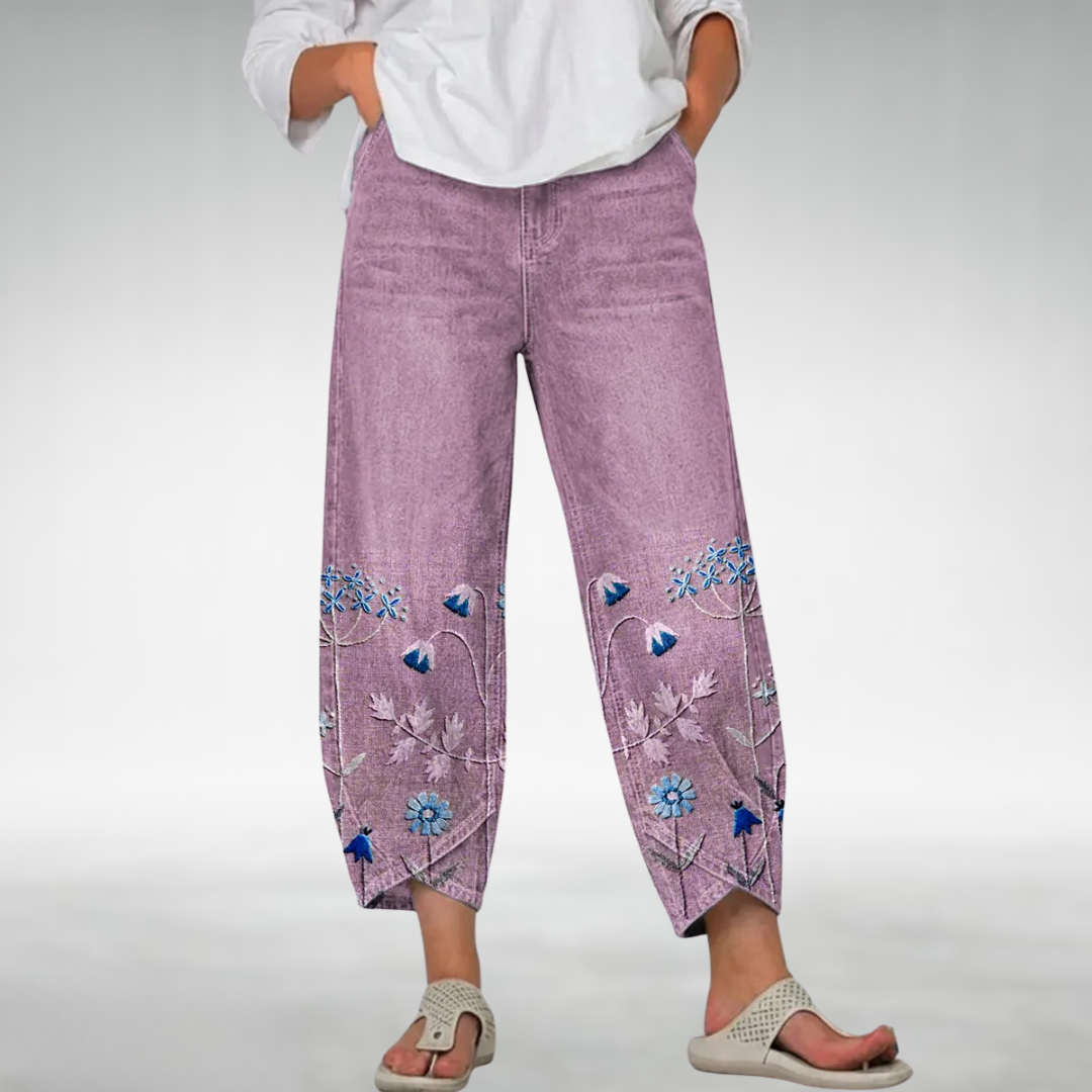 Everlee | Floral Pattern Comfort Pants