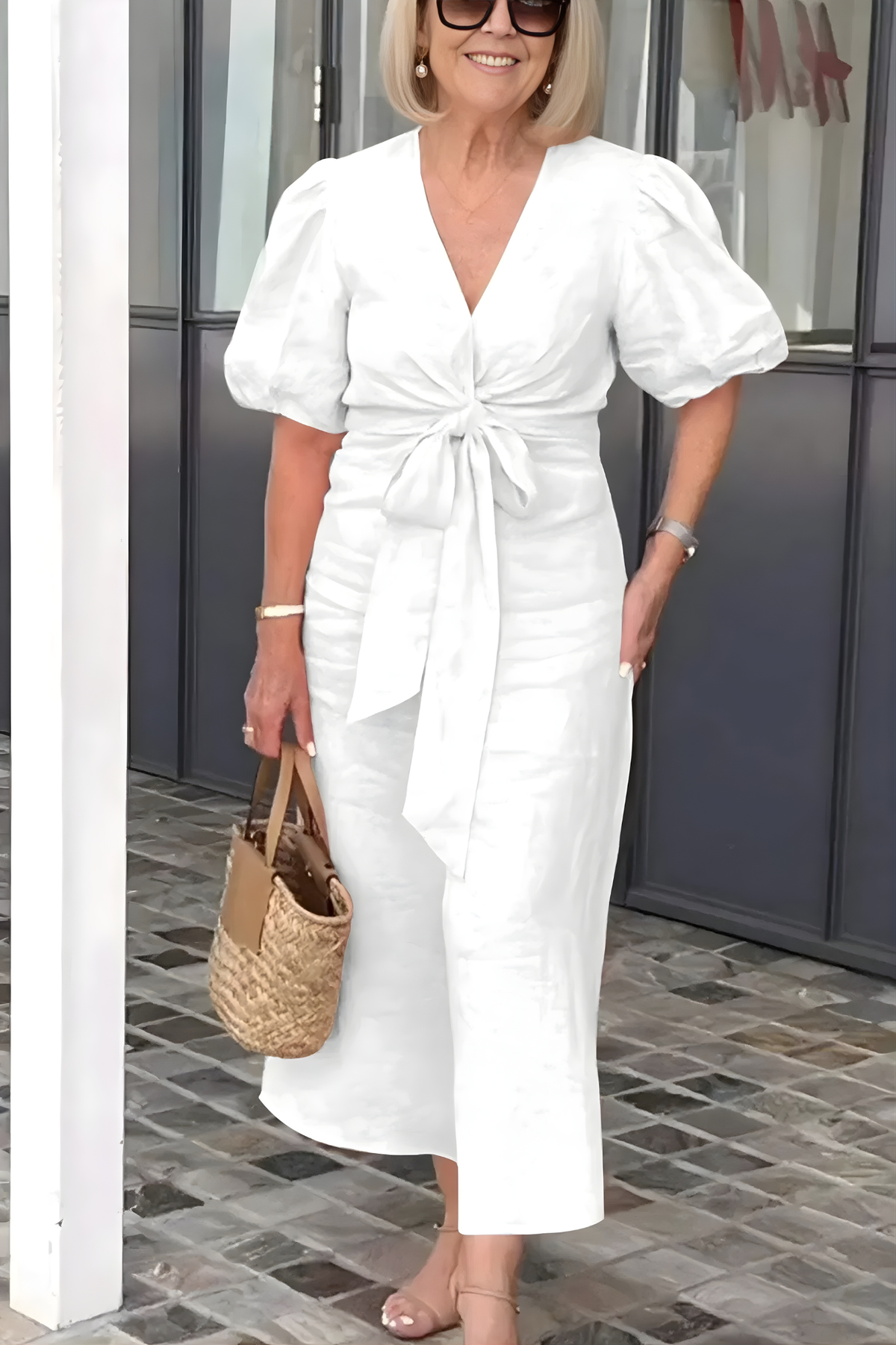 Siena |  V-Neck Sleeve Dress