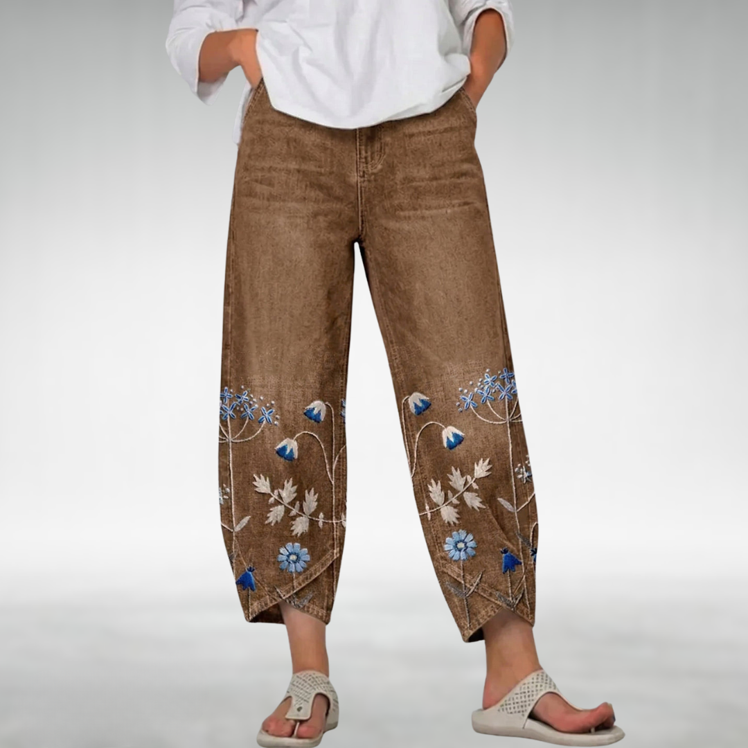 Everlee | Floral Pattern Comfort Pants
