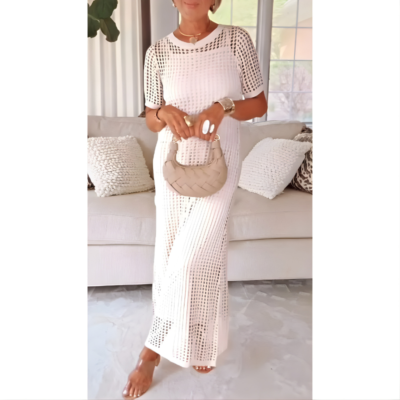Ariella | Elegant Cut-Out Maxi Dress