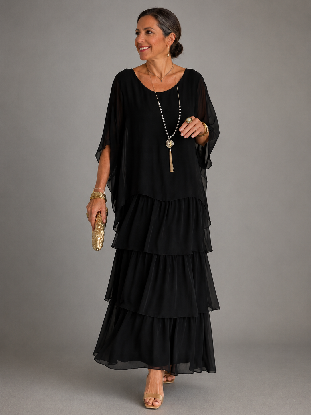 Vanessa | Elegant Flowing Maxi Dress