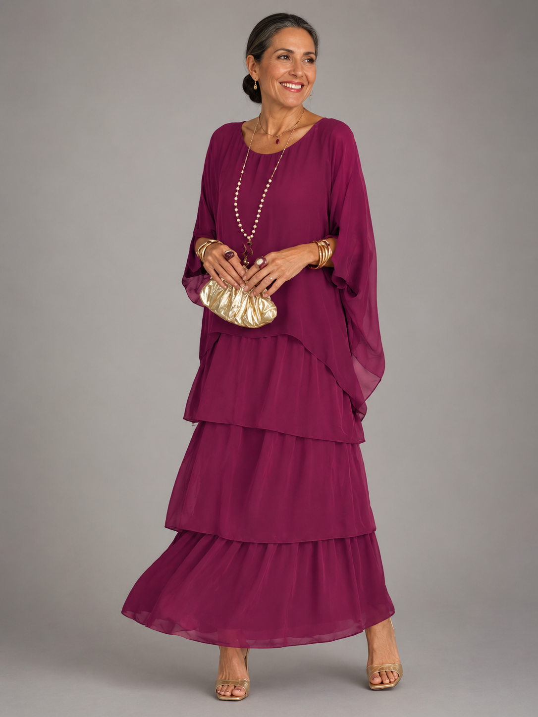 Vanessa | Elegant Flowing Maxi Dress