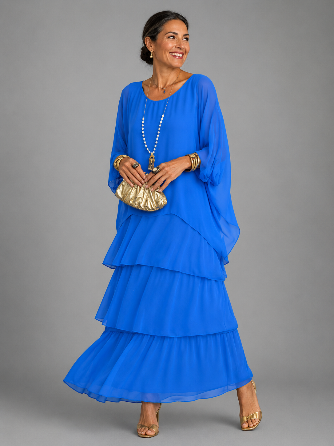Vanessa | Elegant Flowing Maxi Dress