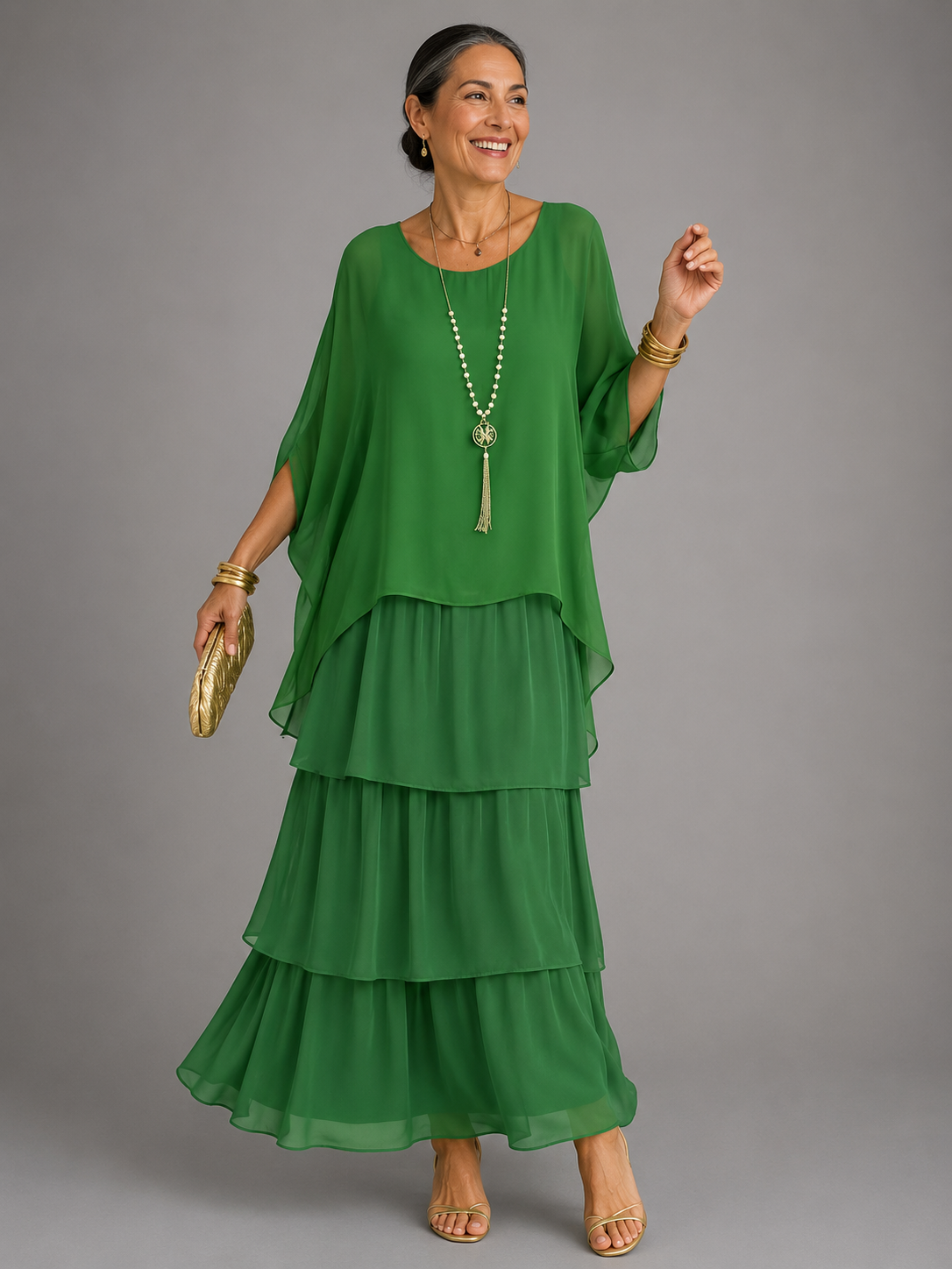 Vanessa | Elegant Flowing Maxi Dress