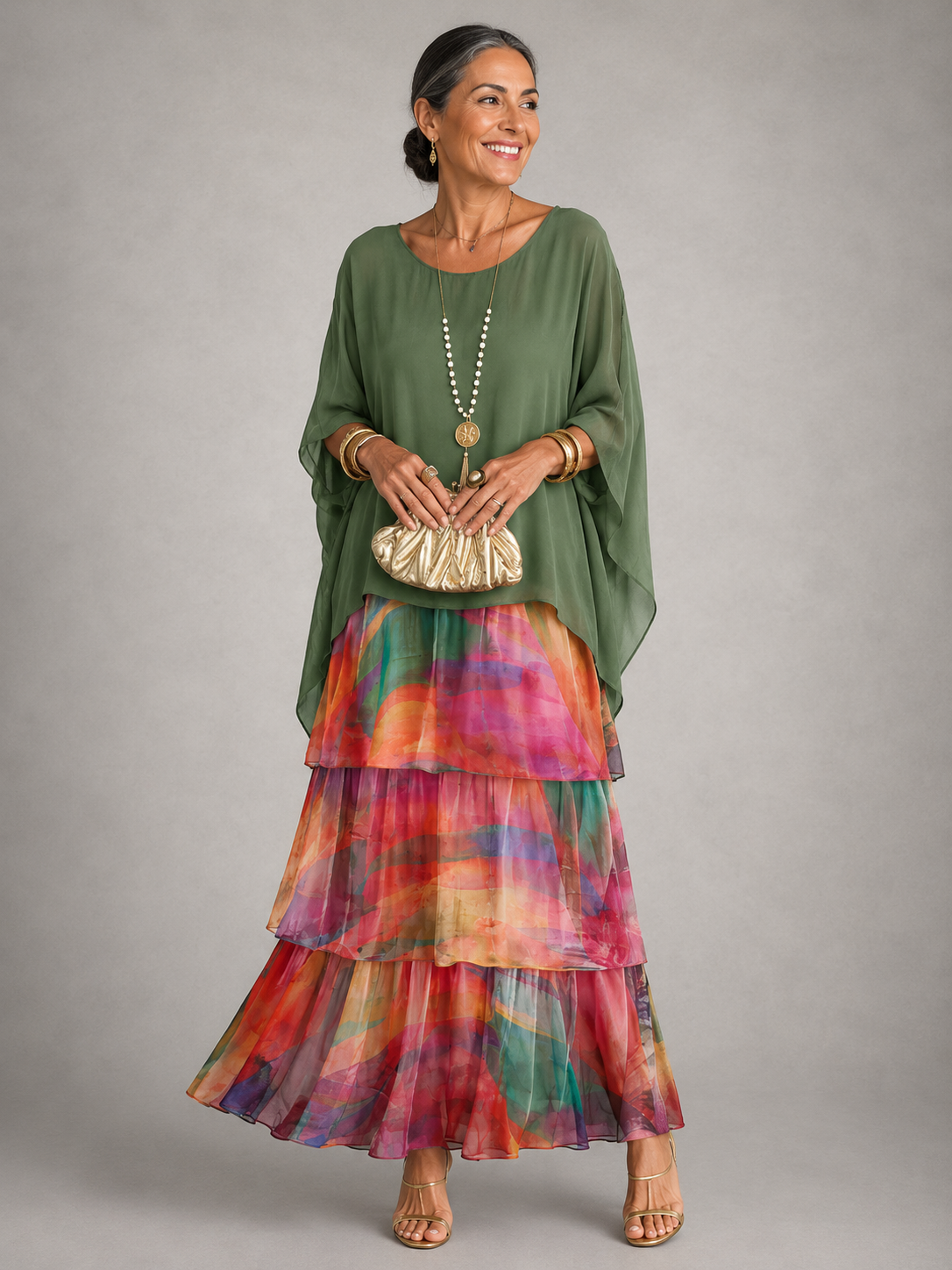 Vanessa | Elegant Flowing Maxi Dress