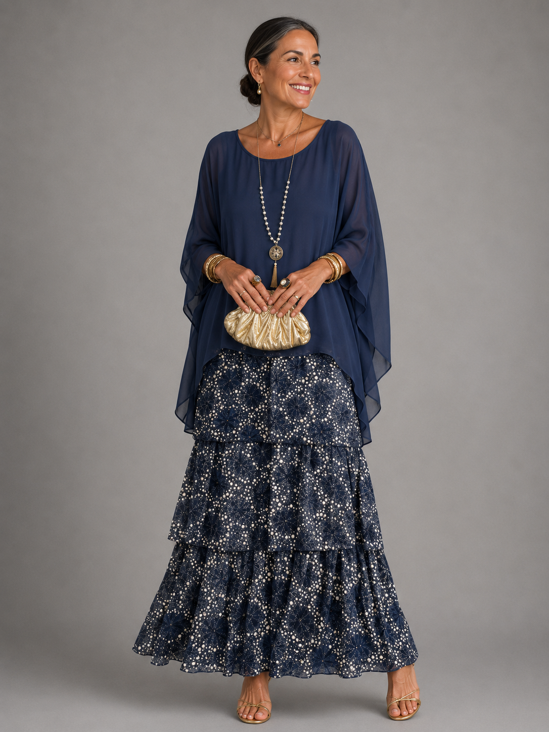 Vanessa | Elegant Flowing Maxi Dress