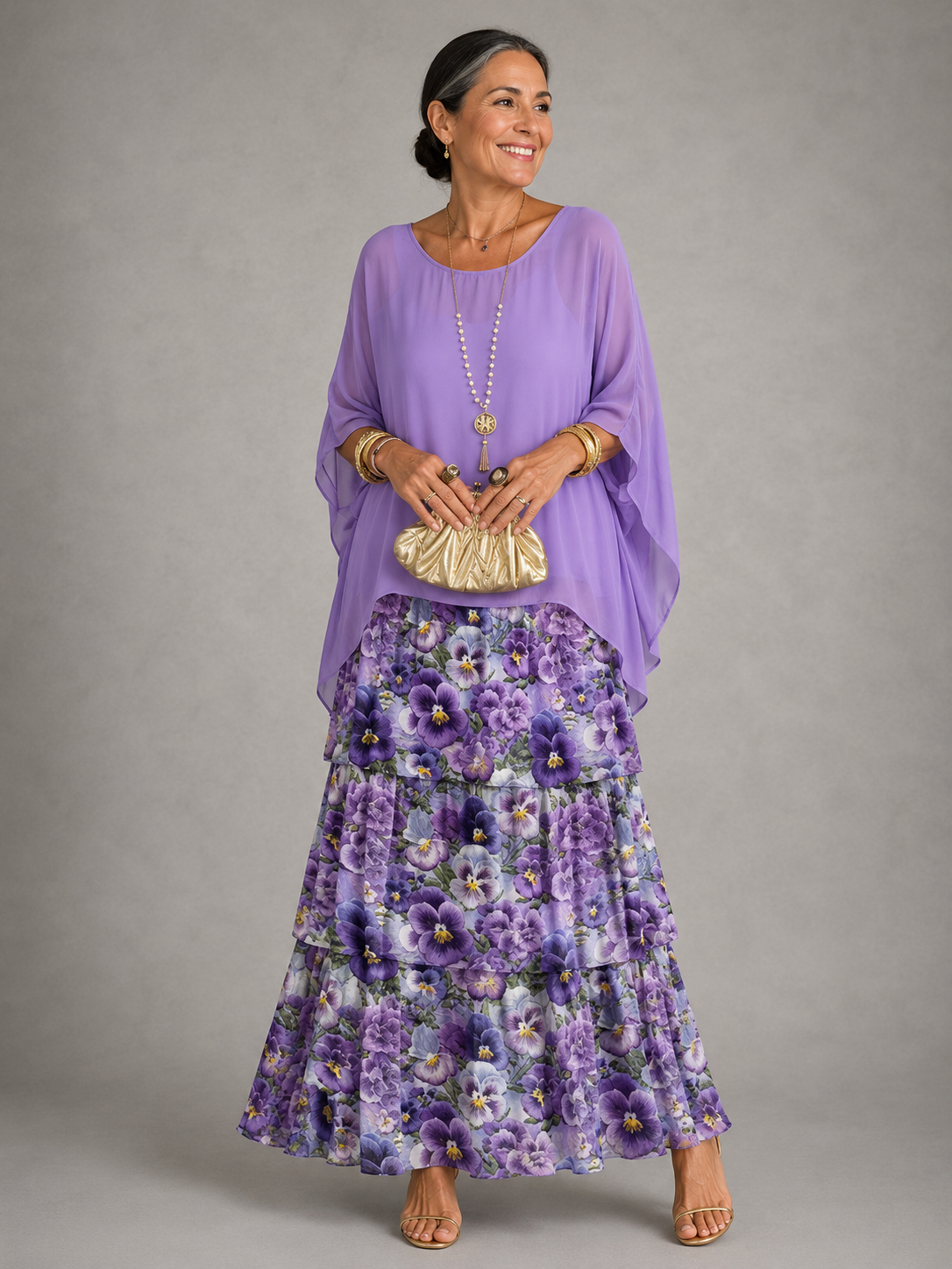Vanessa | Elegant Flowing Maxi Dress