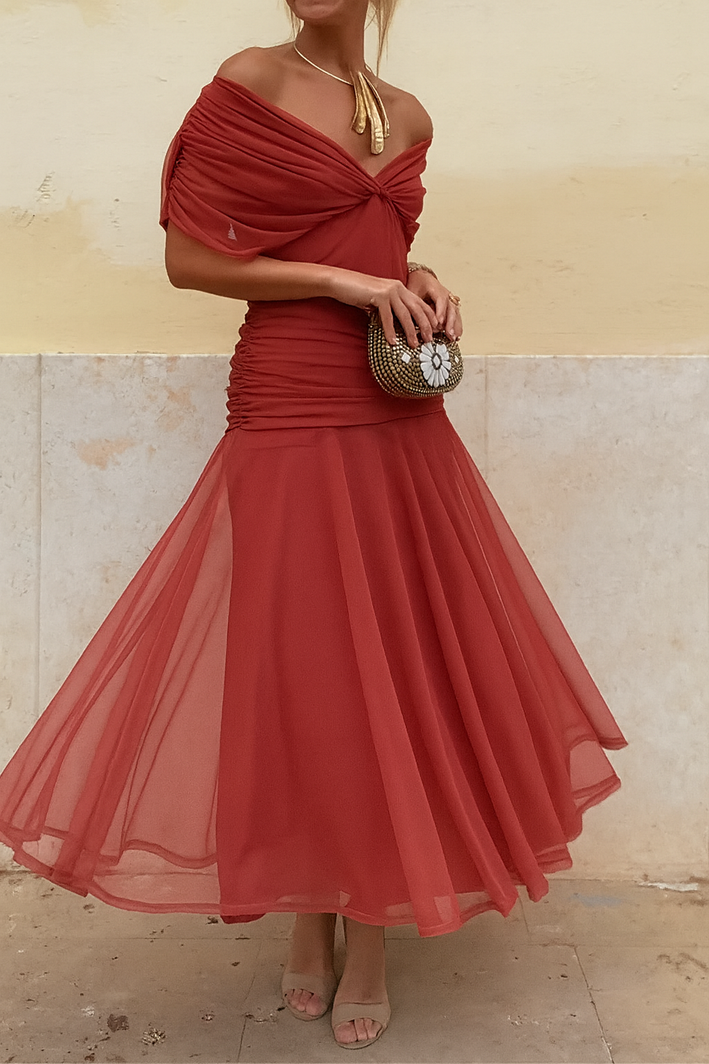 Orianna | Elegant Mesh Dress