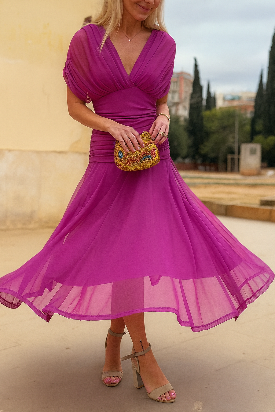 Orianna | Elegant Mesh Dress
