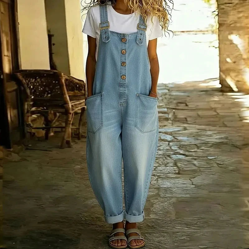 Juniper | Soft Denim Overalls