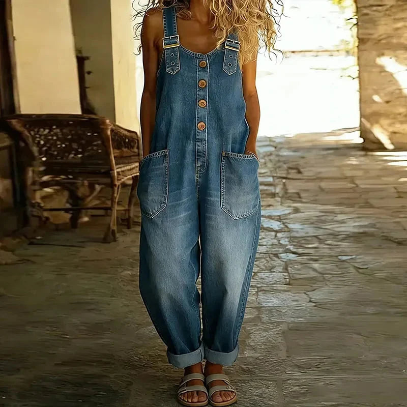 Juniper | Soft Denim Overalls