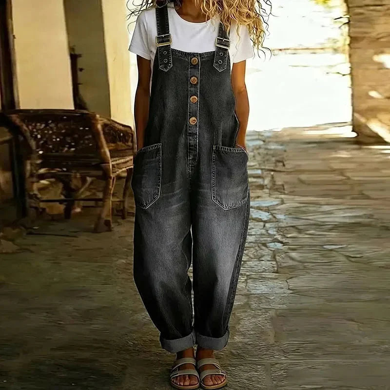 Juniper | Soft Denim Overalls
