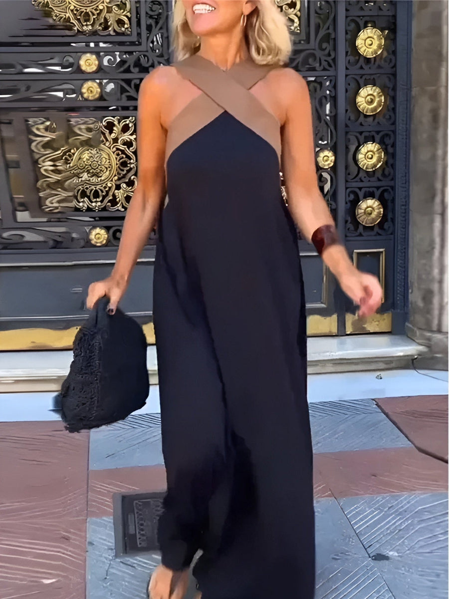 Ruby | Breathable Crossed Maxi Dress
