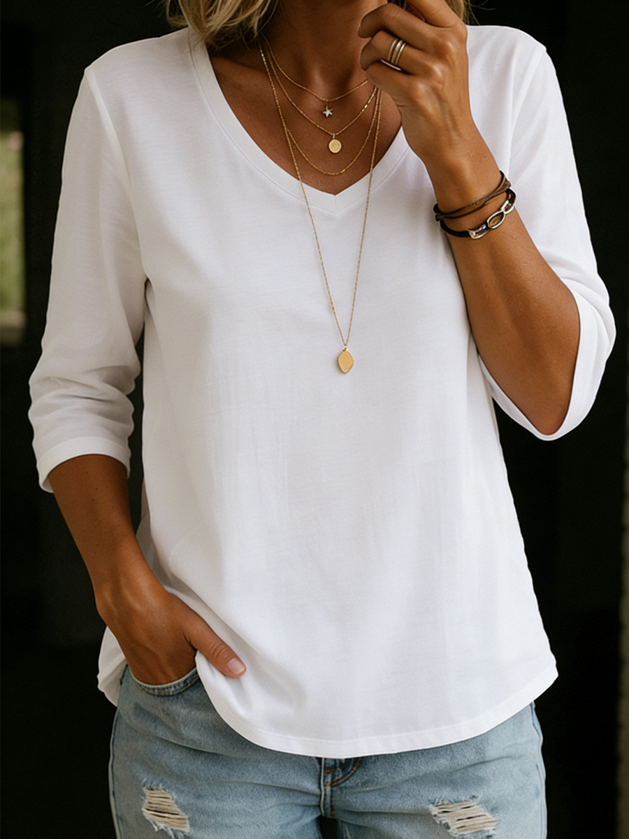 Cleo | Essential Comfort Half Sleeve Tee