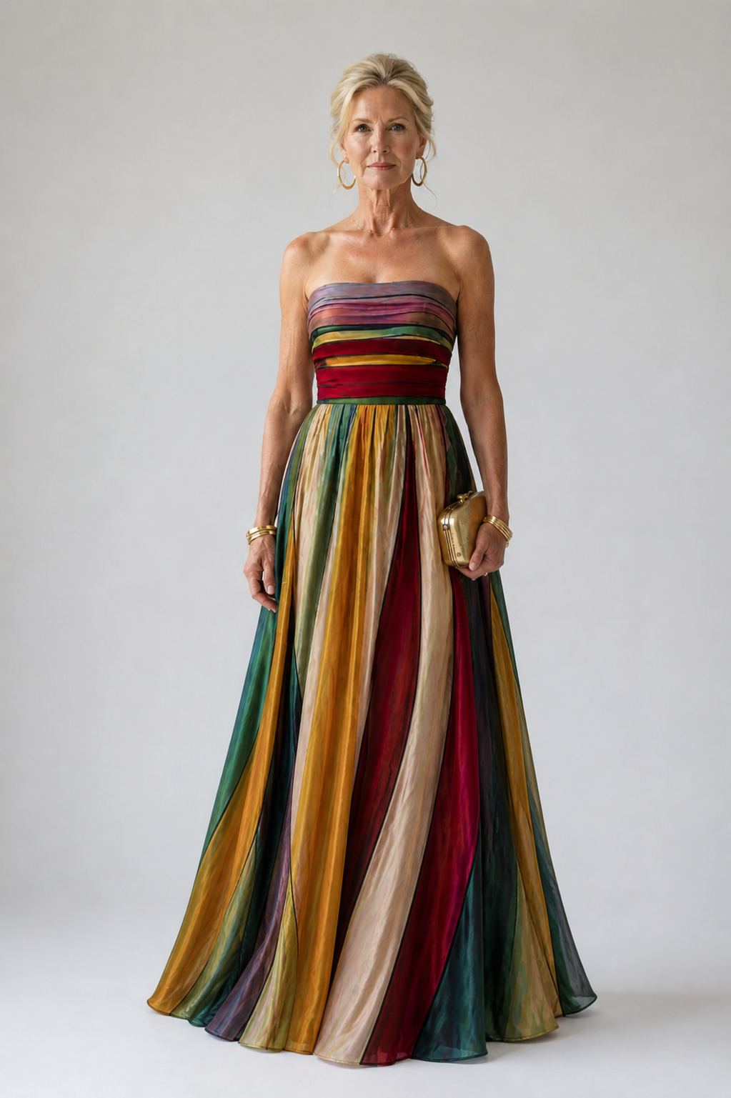 Thalia | Elegant Strapless A-Line Dress