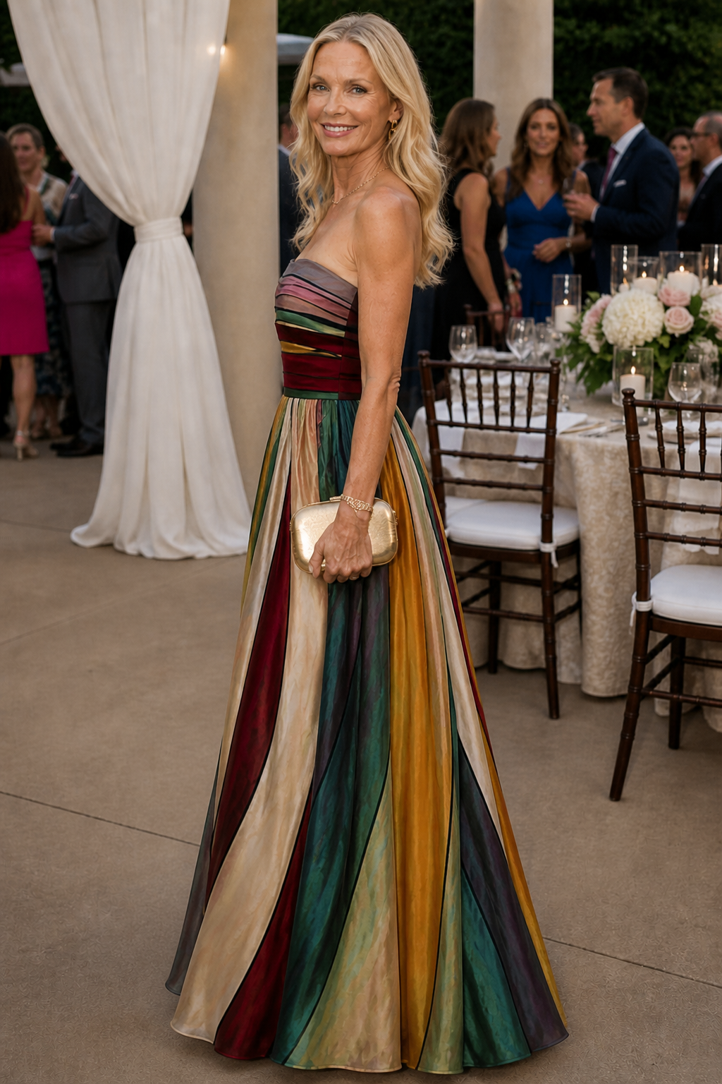 Thalia | Elegant Strapless A-Line Dress